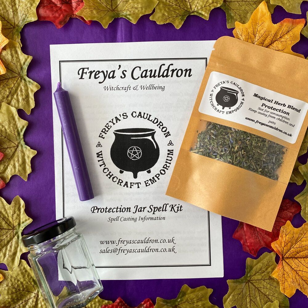 Jar Spell Kit ~ Protection Hexagonal Spell Jar