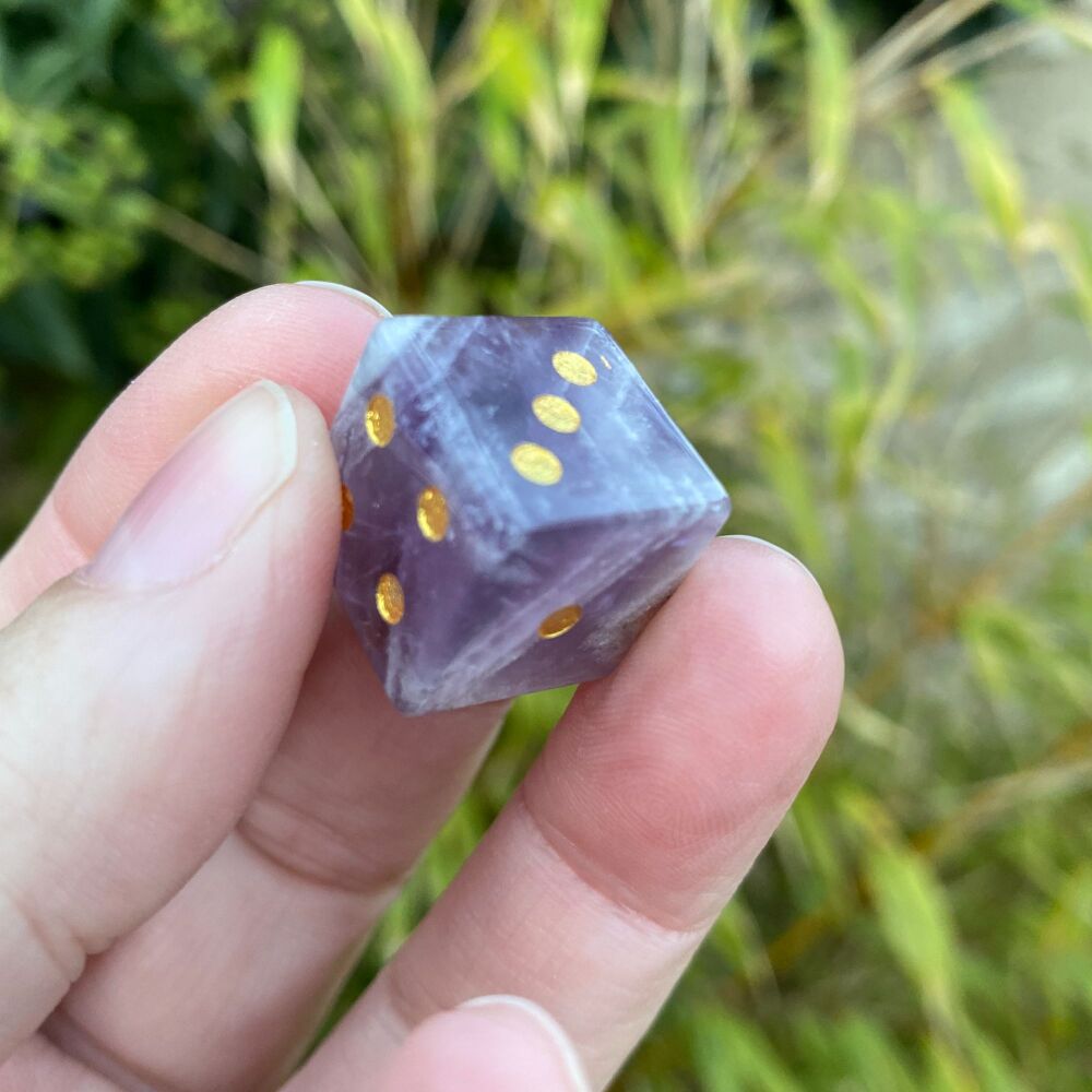 Crystal Dice ~ Amethyst