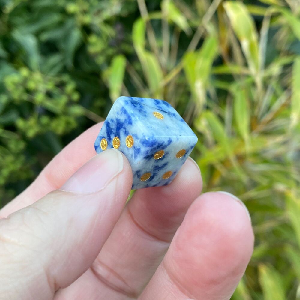 Crystal Dice ~ Sodalite