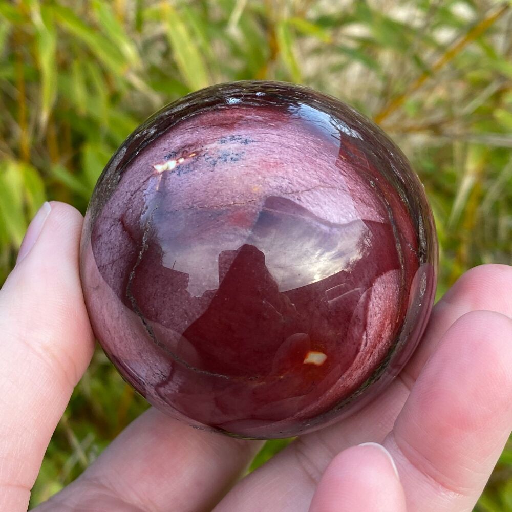 Mookaite Purple Sphere with Stand ~ #2