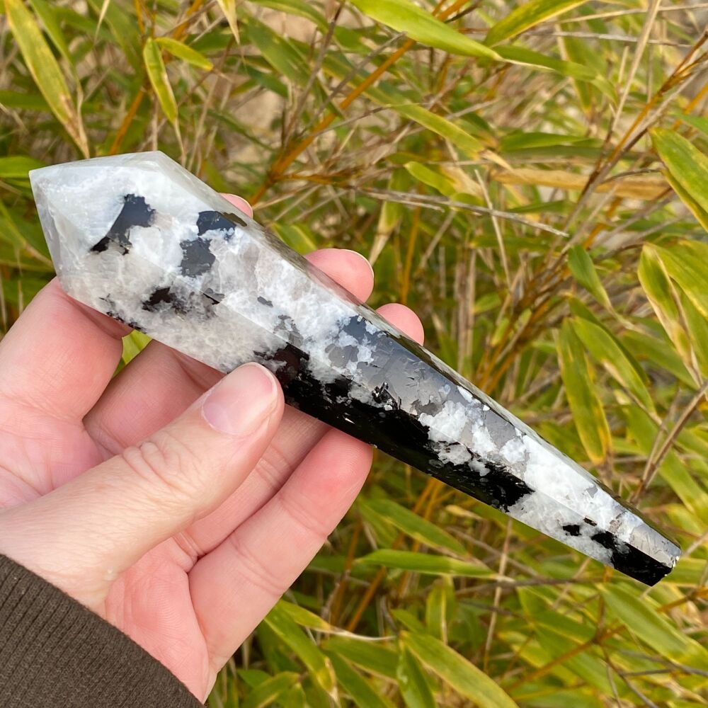 Moonstone Large Wand with Stand