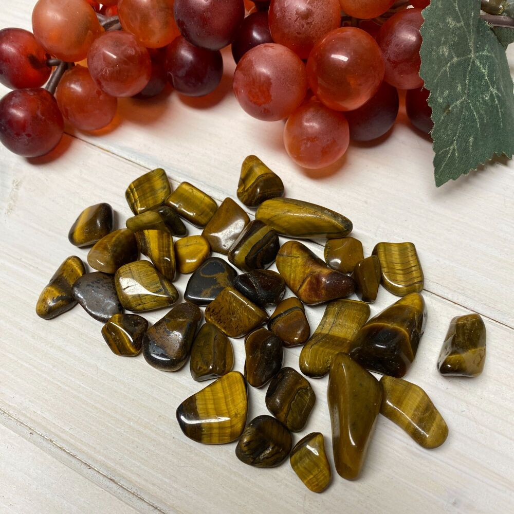 Tiger Eye - Gold ~ Pack of 5 mini stones