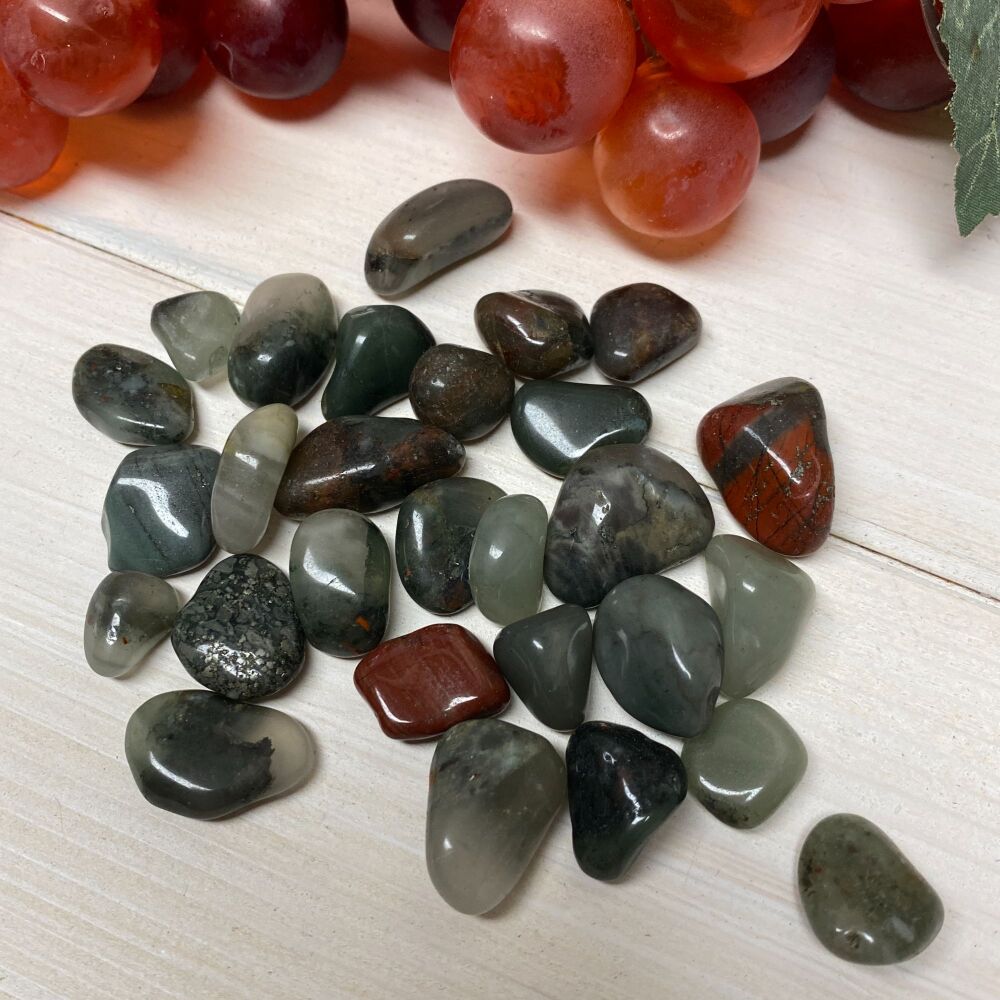 Bloodstone ~ Pack of 5 mini stones