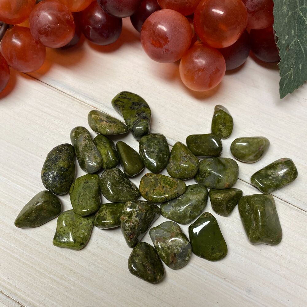 Epidote ~ Pack of 5 mini stones