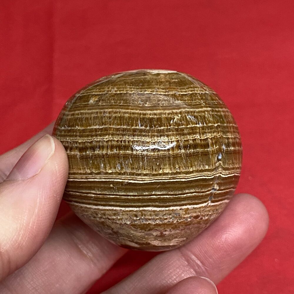 Banded Aragonite Sphere ~ 3