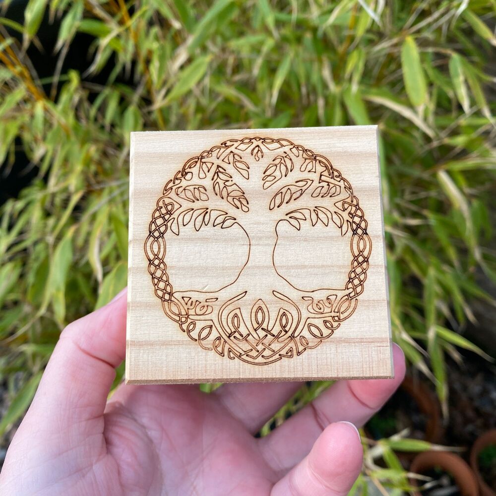 Wooden Tree of Life Box