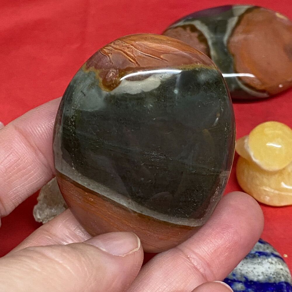 Polychrome Jasper Pebble ~ #1