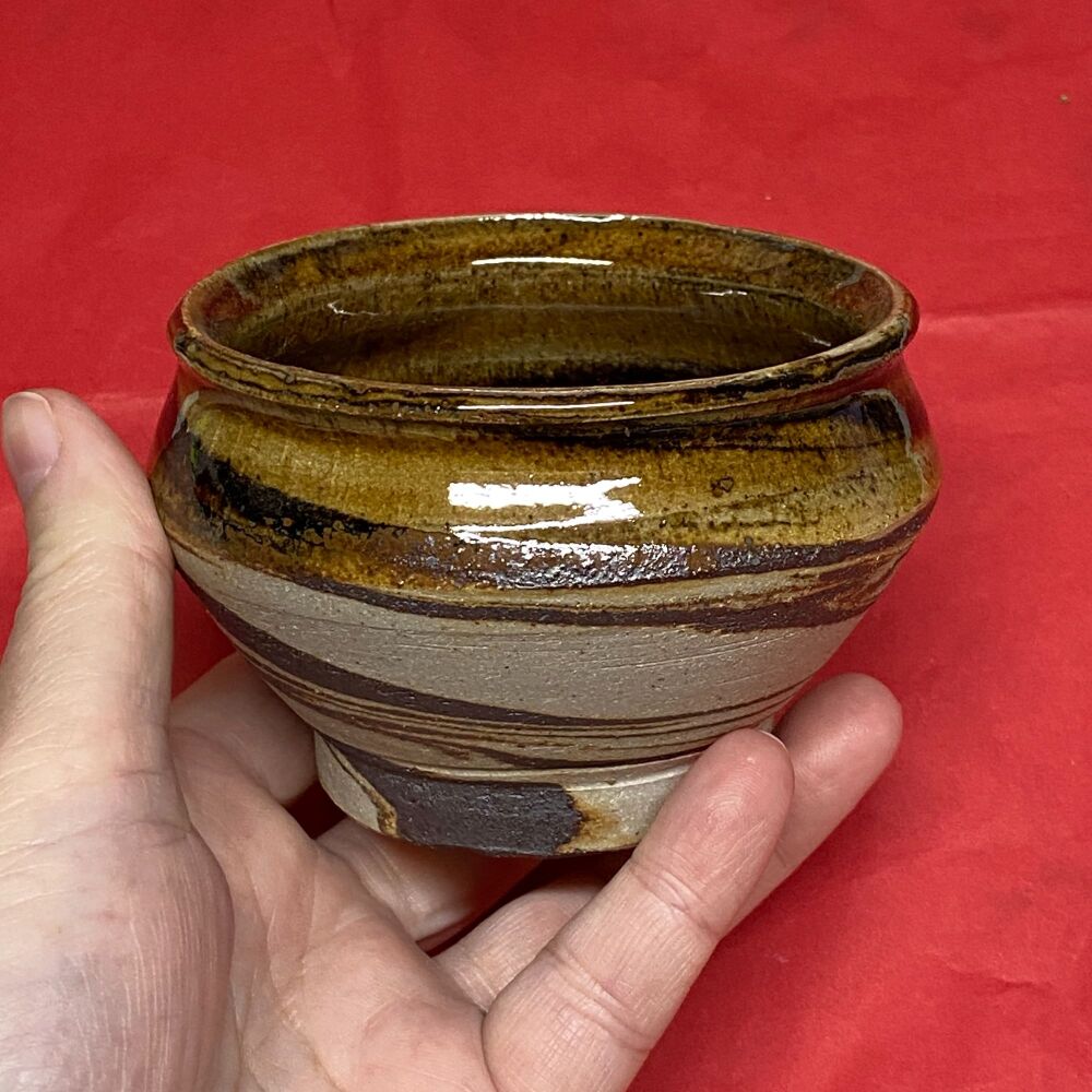 Handcrafted Glazed Pottery Altar Bowl