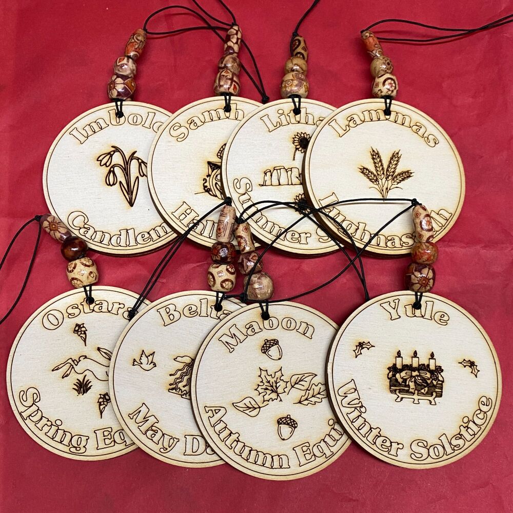 A set of 8 Sabbat Altar Decorations