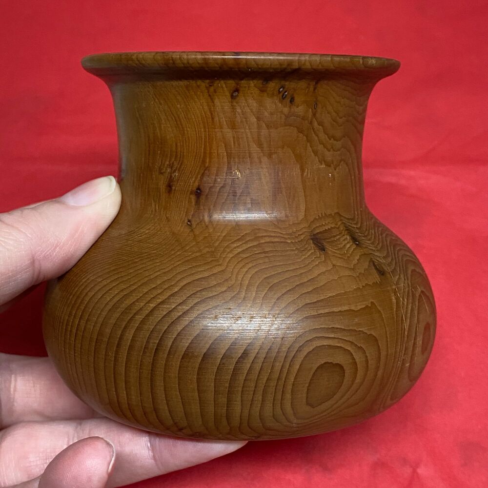 A Stunning Hand Crafted Wooden Pot