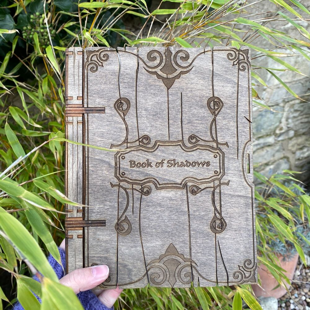 A Stunning Book of Shadows Folder made from wood