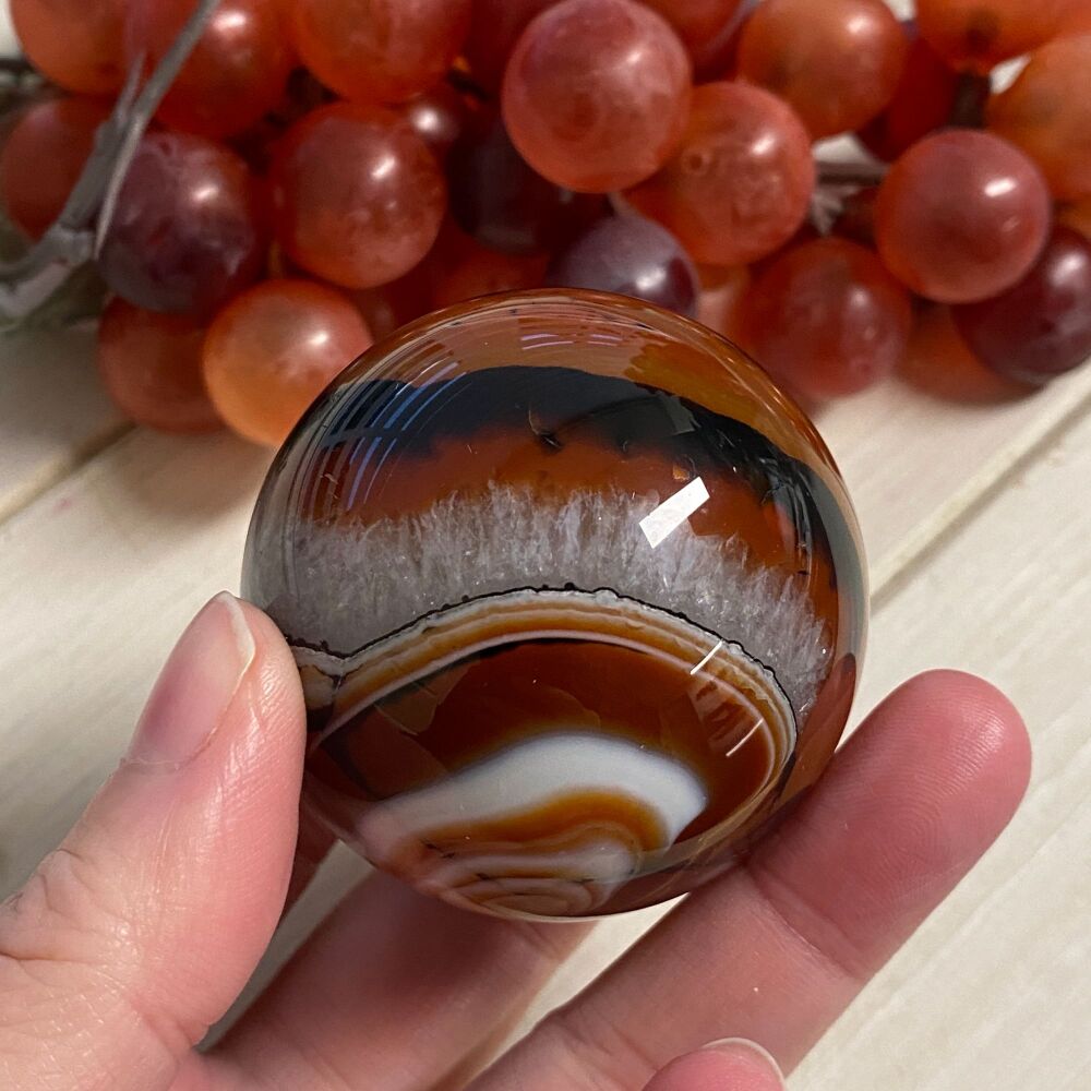 Agate Sphere with stand