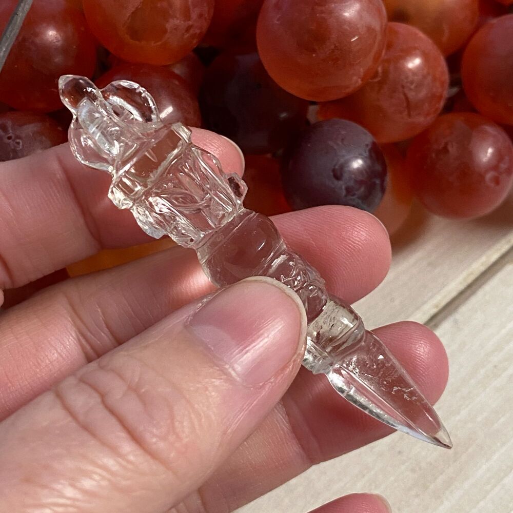 Quartz Phurba Ritual Dagger