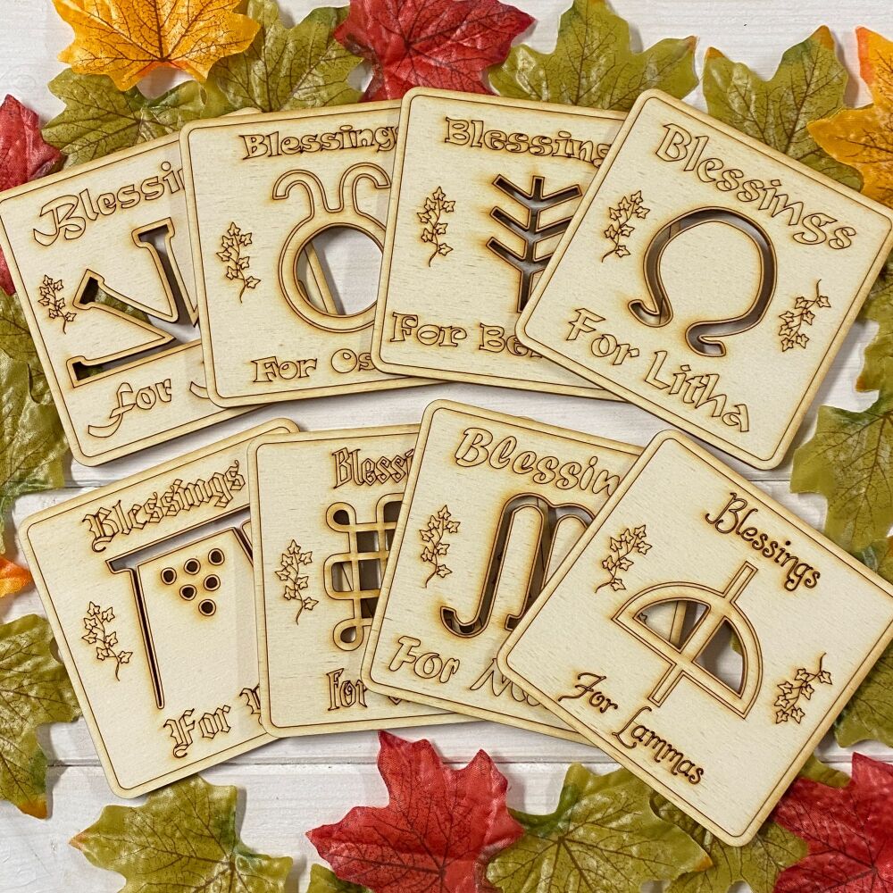 A Set of Square Sabbat Tiles