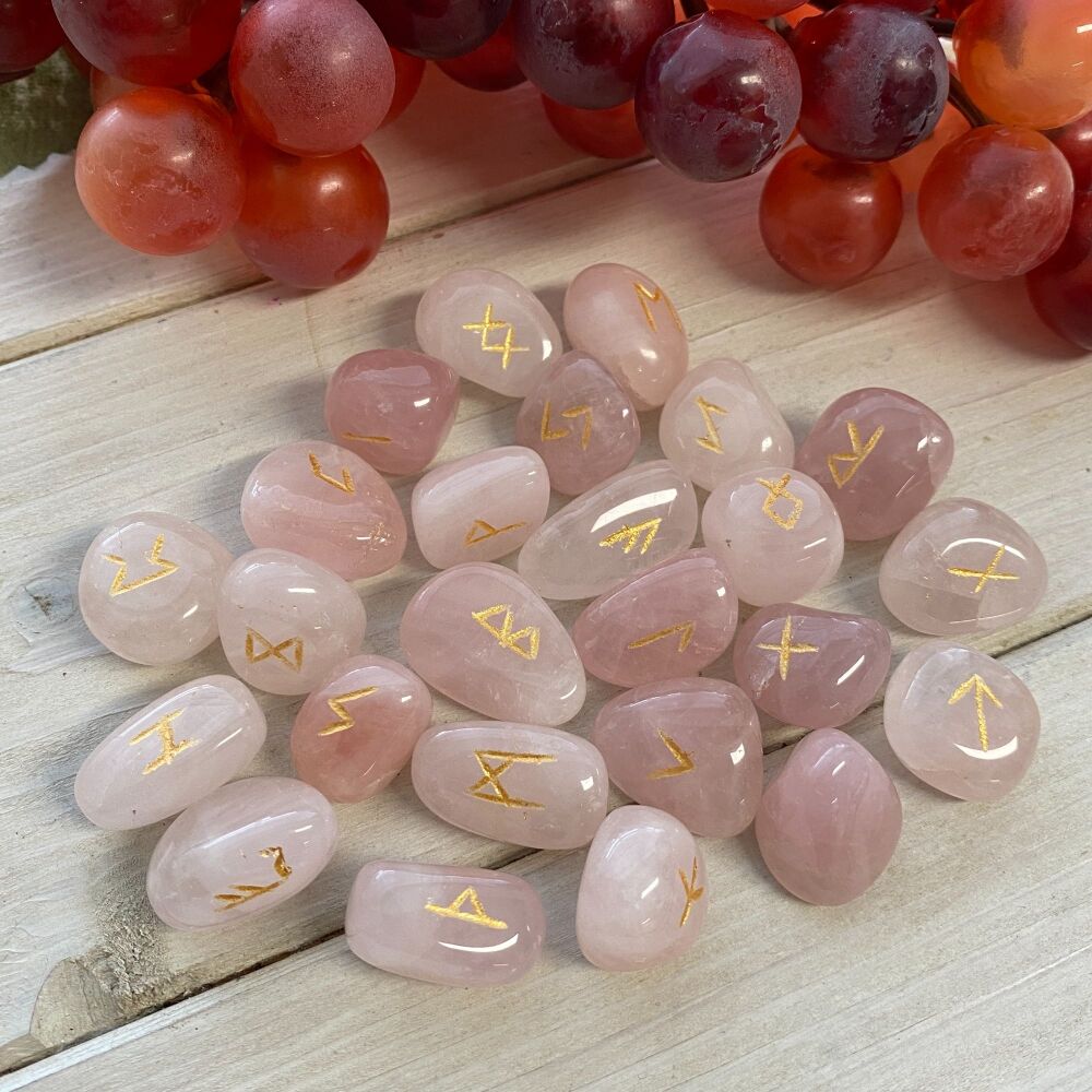 Crystal Runes ~ Rose Quartz