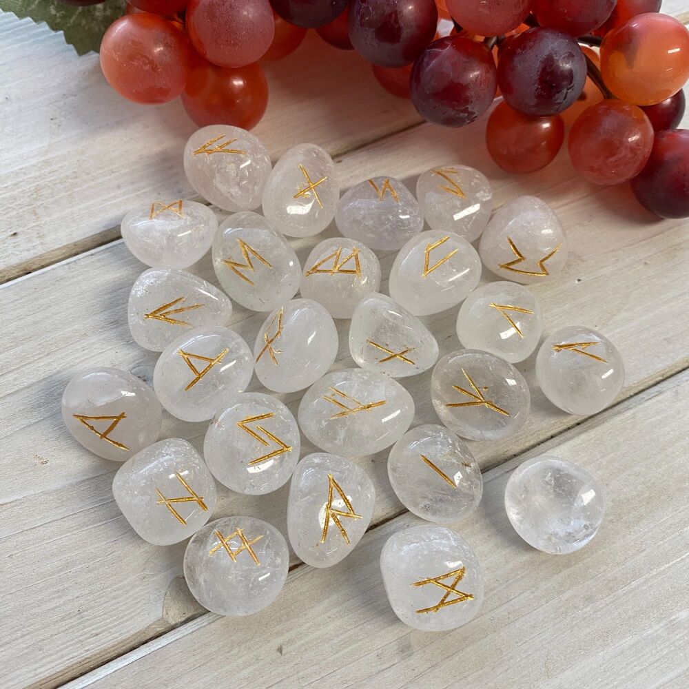 Crystal Runes ~ Clear Quartz