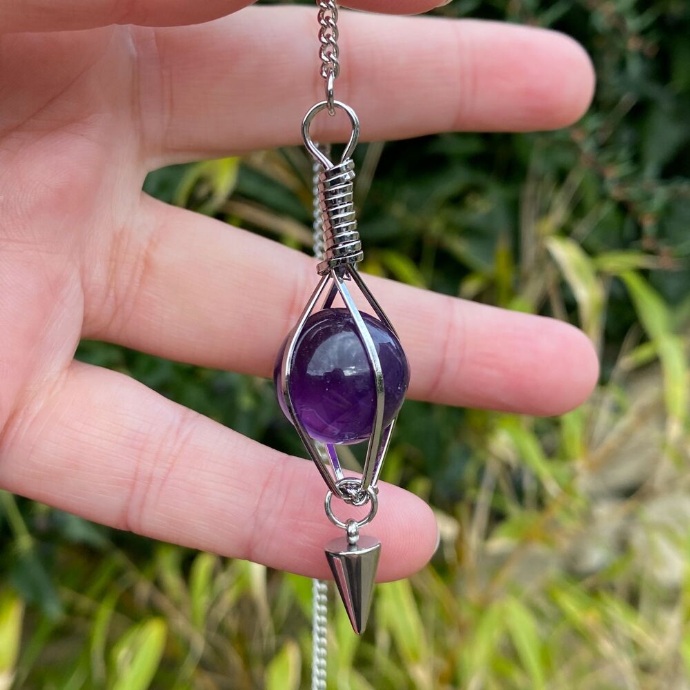 Amethyst Ball Pendulum