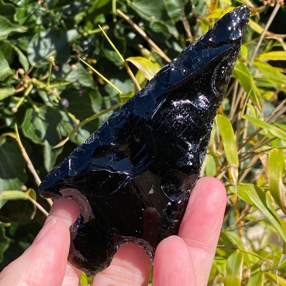 Black Obsidian Arrow Head
