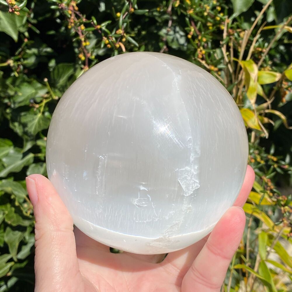 Selenite Large Sphere