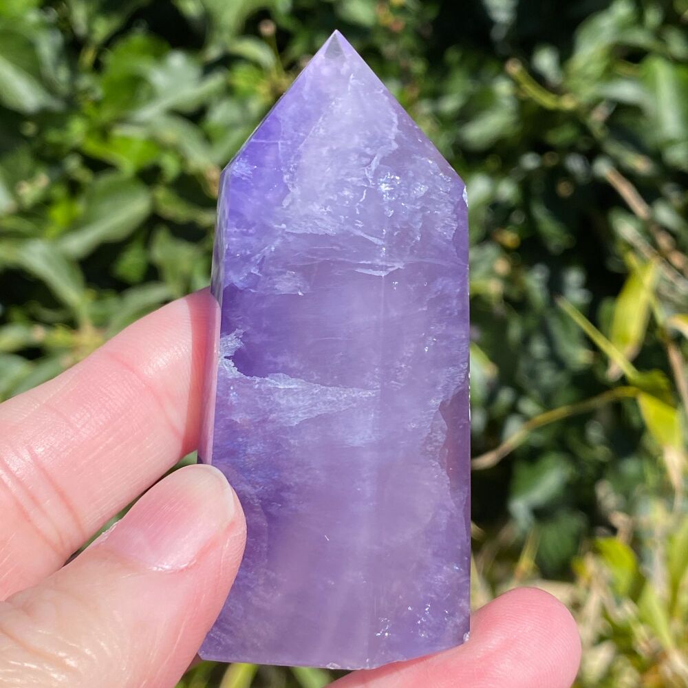 Fluorite Point ~ Lavender Fluorite