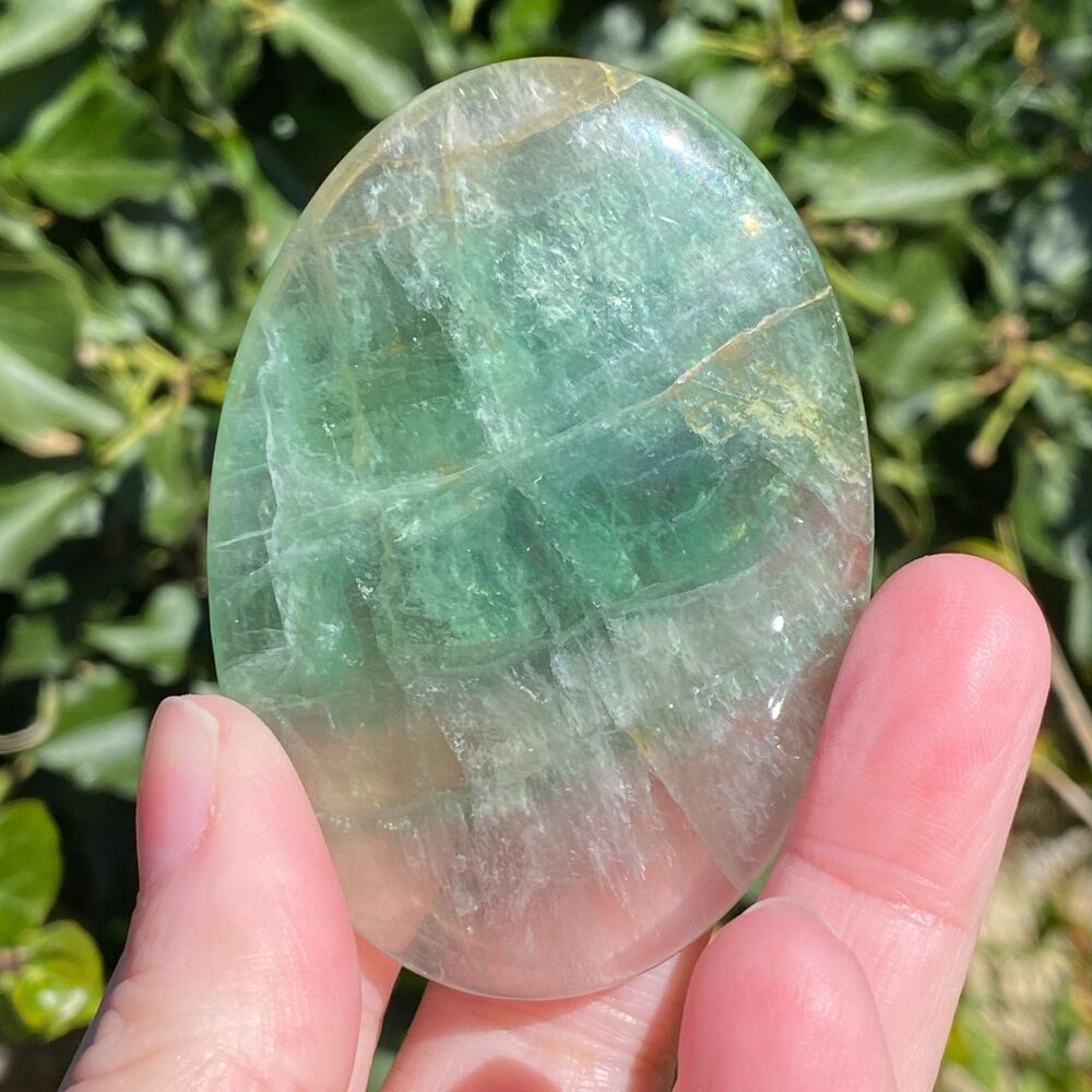 Palm Stone ~ Fluorite