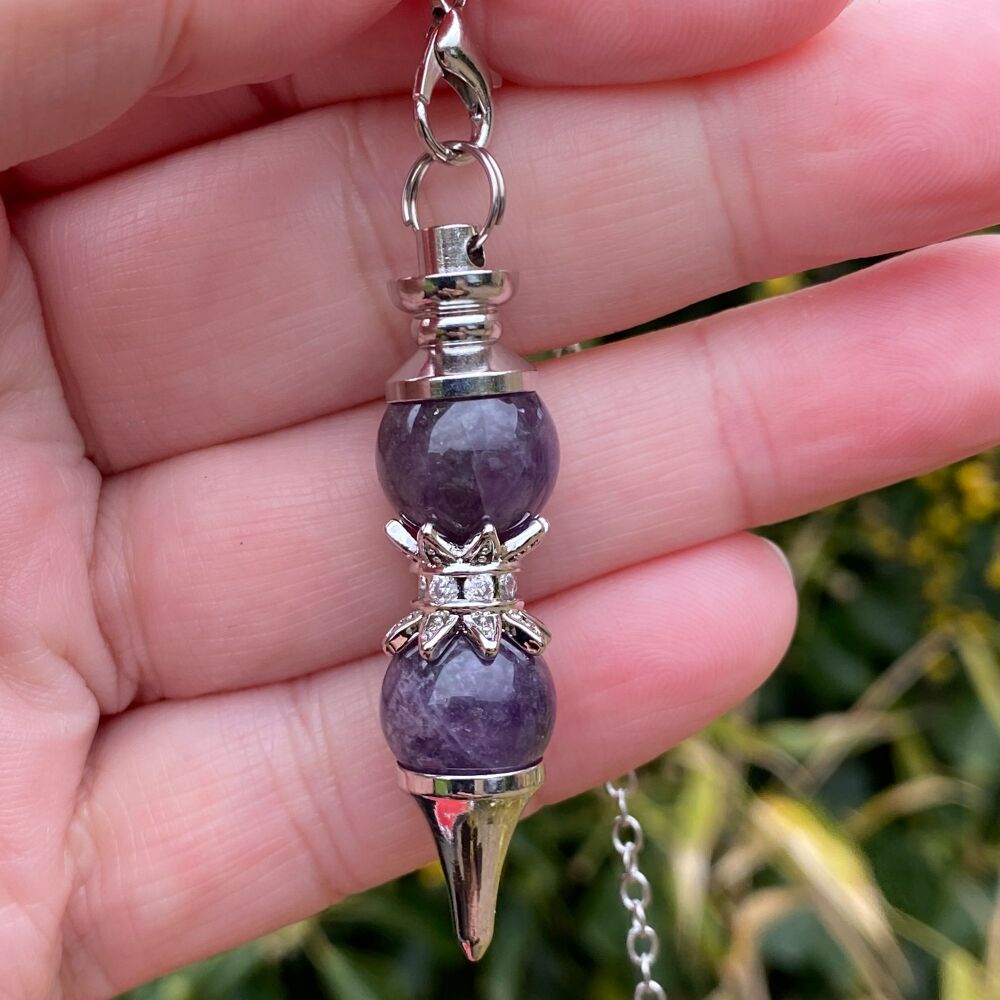 A Dorje Pendulum ~ Amethyst