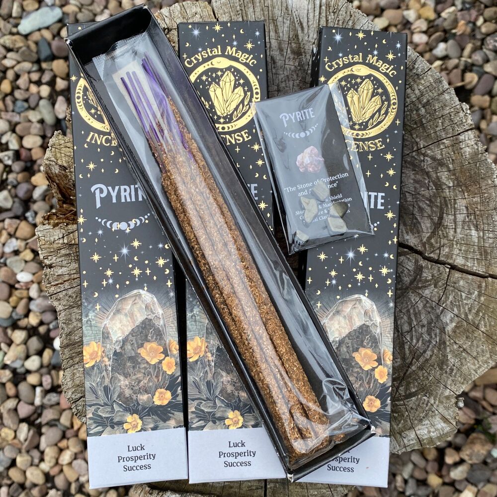 Crystal Magic Incense ~ Pyrite