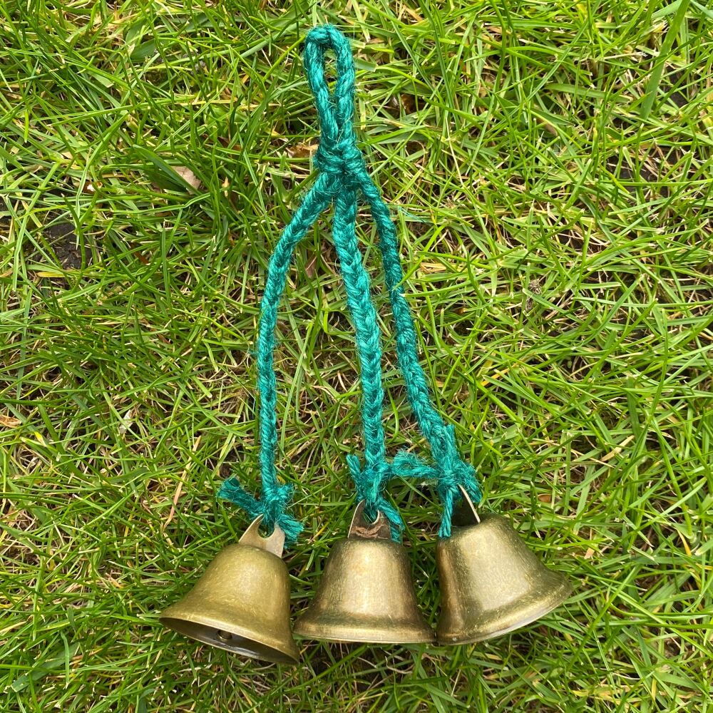 Witch Bells ~ Handcrafted by Freya ~ Green #3