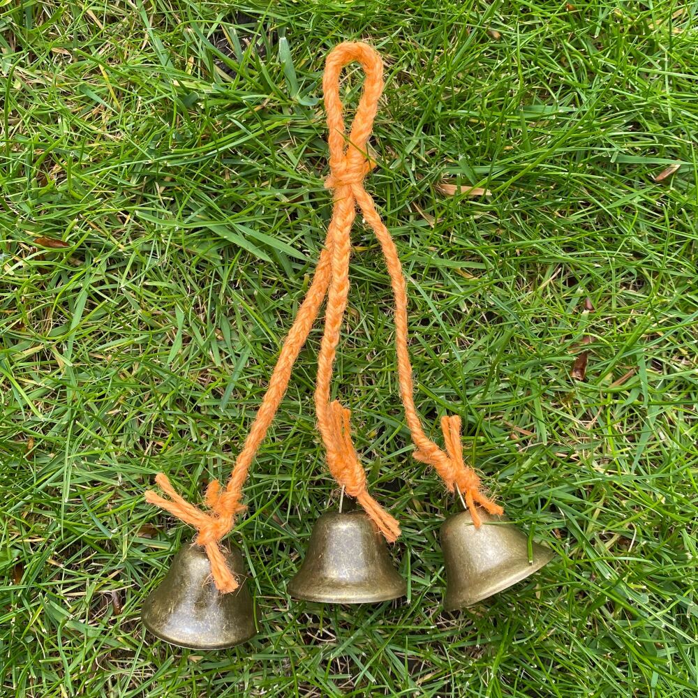 Witch Bells ~ Handcrafted by Freya ~ Orange #1