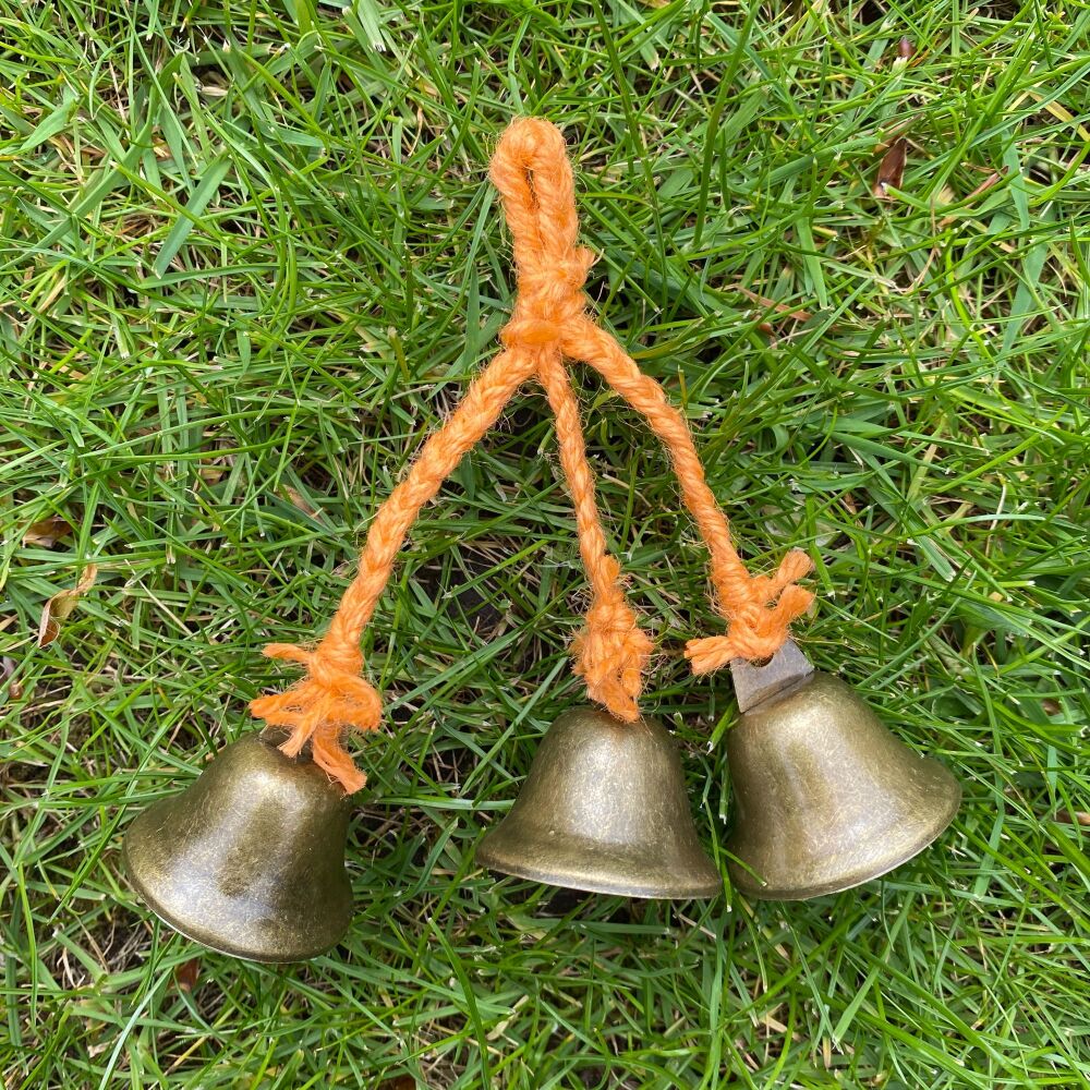 Witch Bells ~ Handcrafted by Freya ~ Orange #3