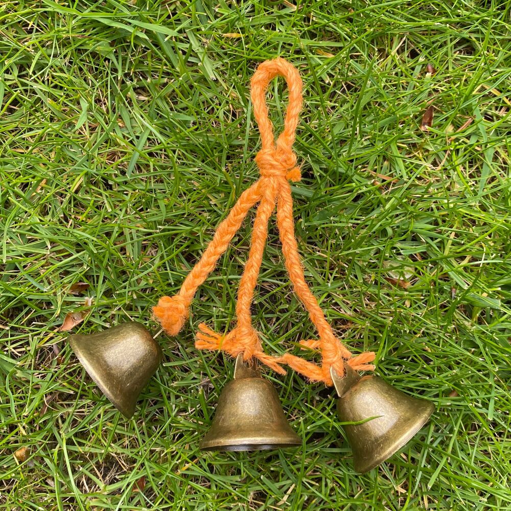 Witch Bells ~ Handcrafted by Freya ~ Orange #4