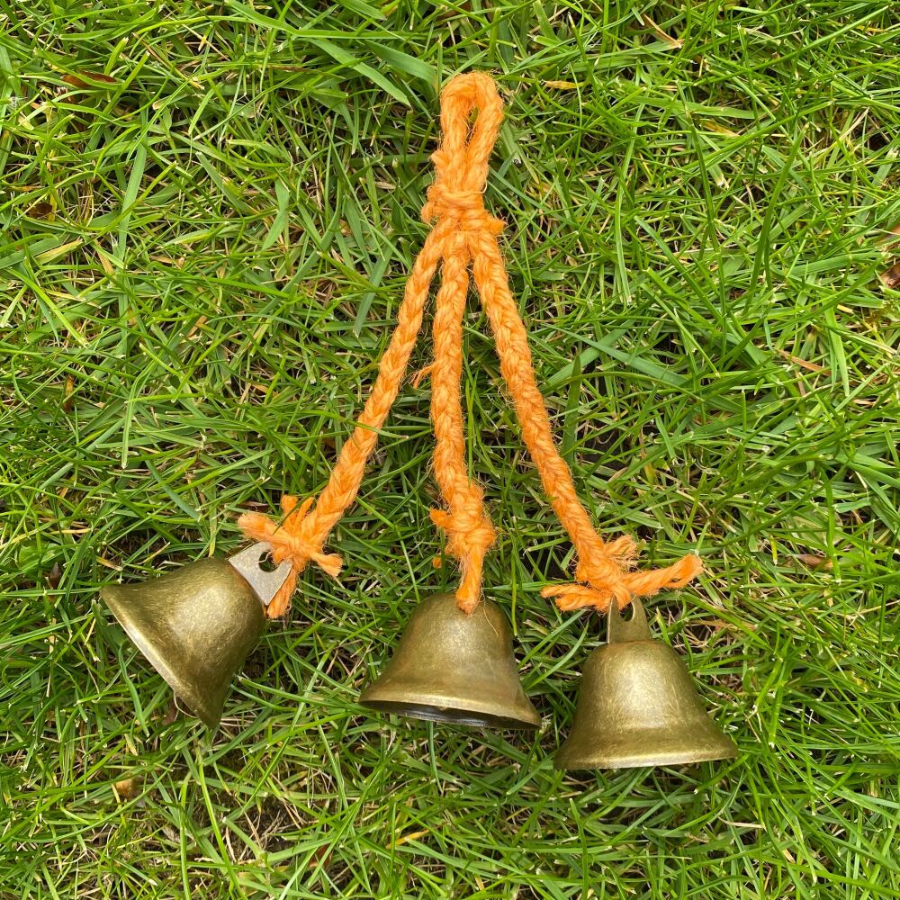 Witch Bells ~ Handcrafted by Freya ~ Orange #6