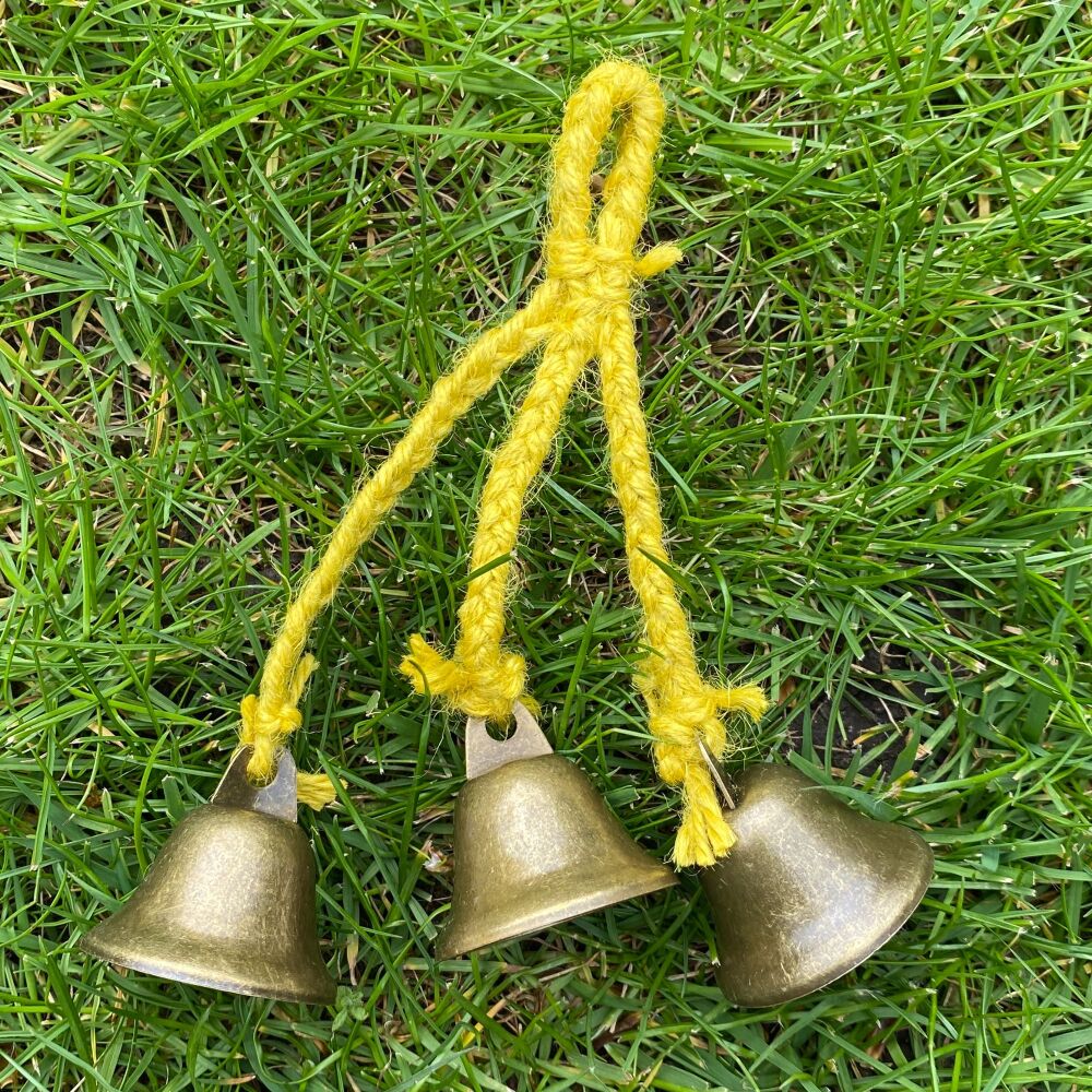 Witch Bells ~ Handcrafted by Freya ~ Yellow #4