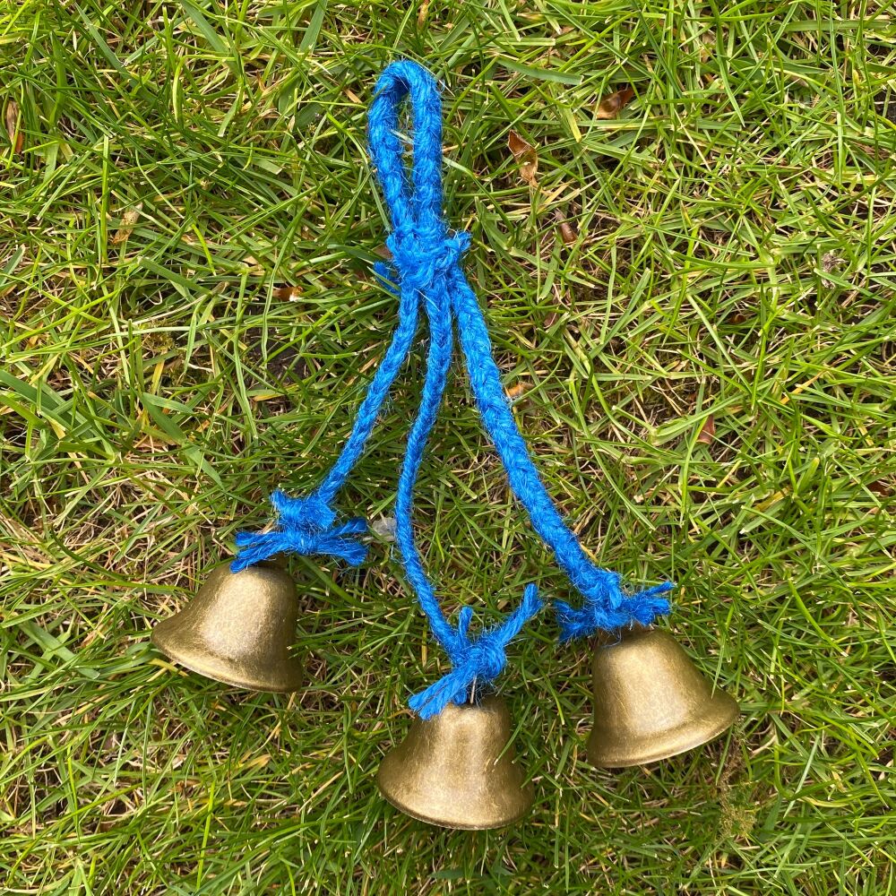 Witch Bells ~ Handcrafted by Freya ~ Blue #1