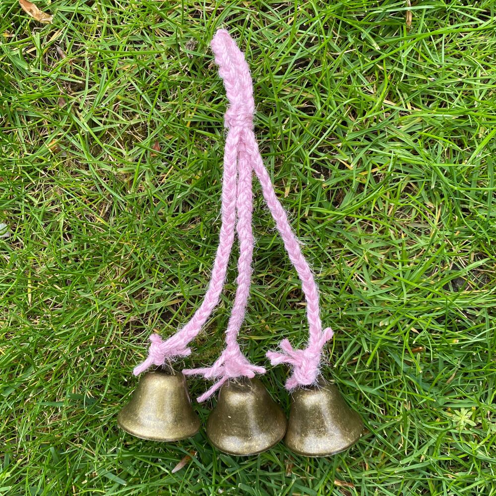 Witch Bells ~ Handcrafted by Freya ~ Pink #1