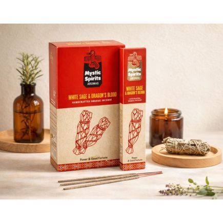 White Sage and Dragons Blood Incense Sticks