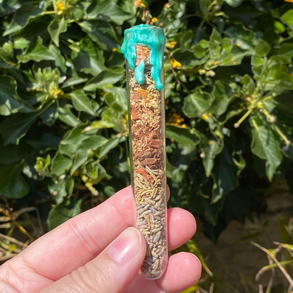 A Wealth Protection Spell Vial cast and sealed by Freya