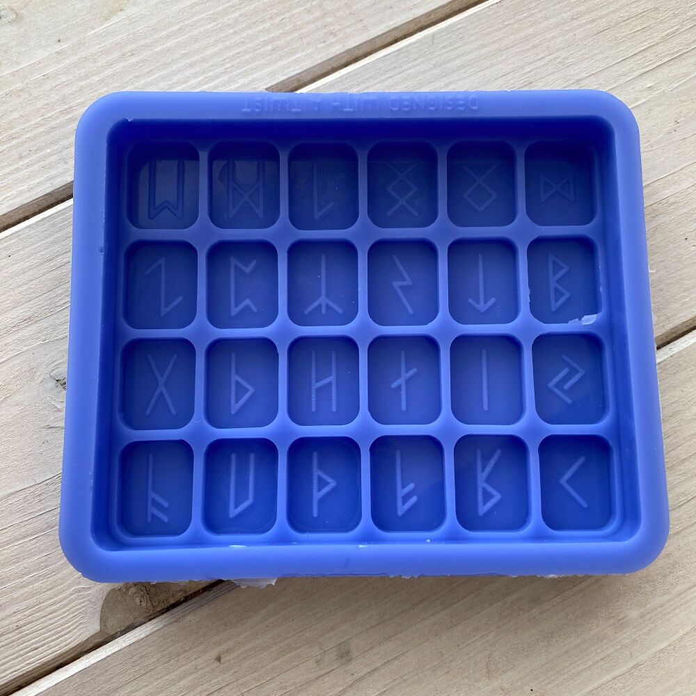 A Silicone Wax Melt Mould ~ Viking Runes Snap Bar