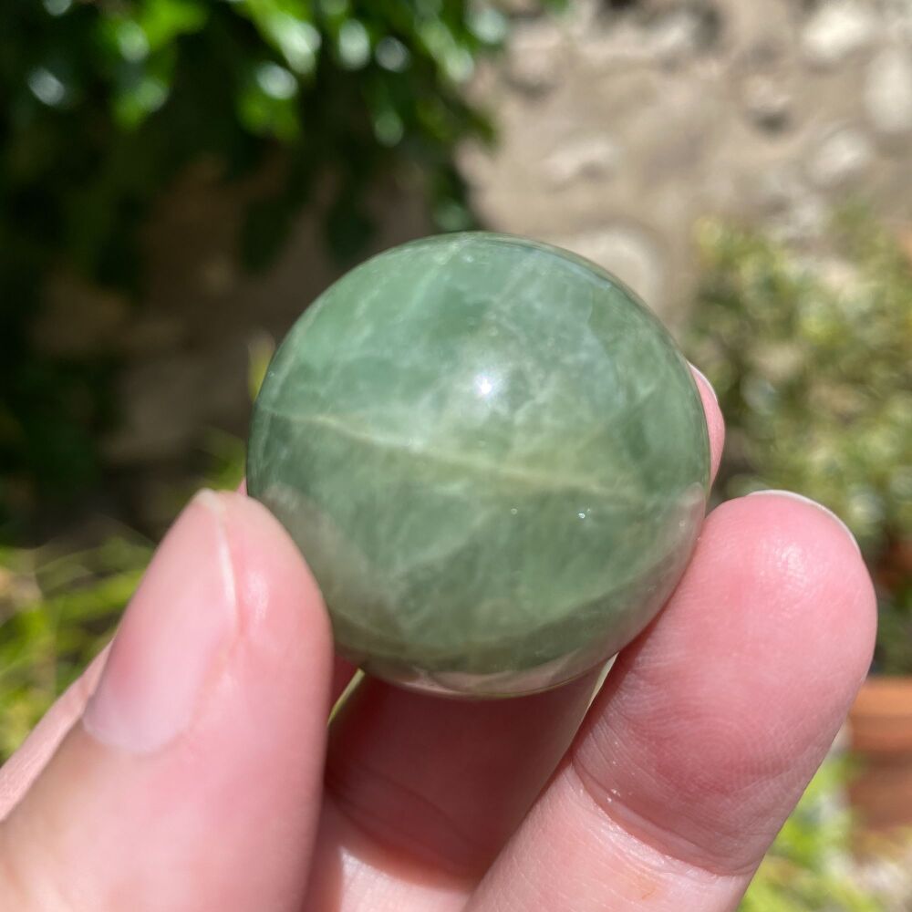 Aquamarine Sphere with its own stand ~ #A