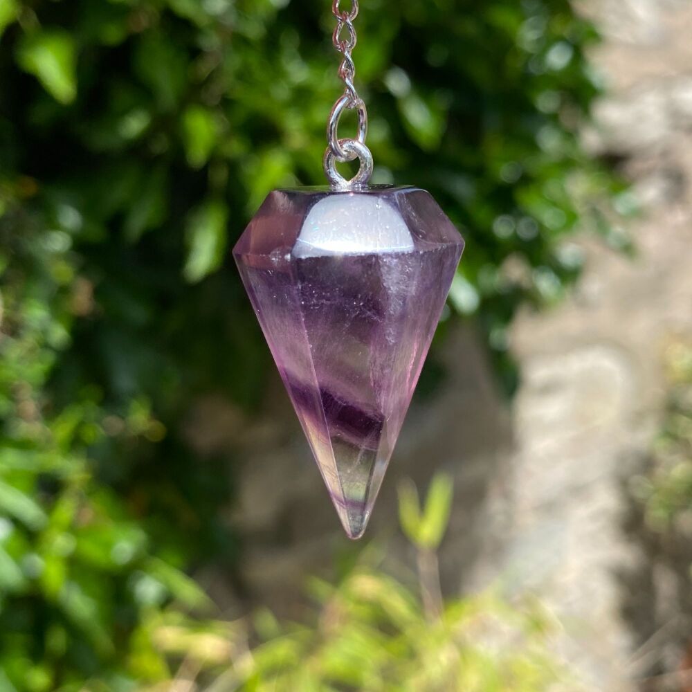 Fluorite Pendulum ~ Purple #A