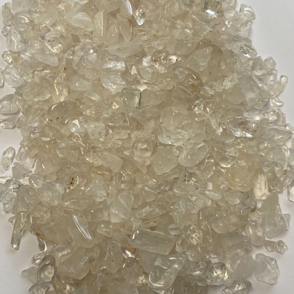 Crystal Chips 50g ~ Clear Quartz