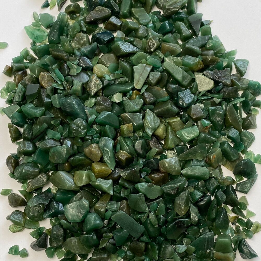 Crystal Chips 50g ~ Green Aventurine