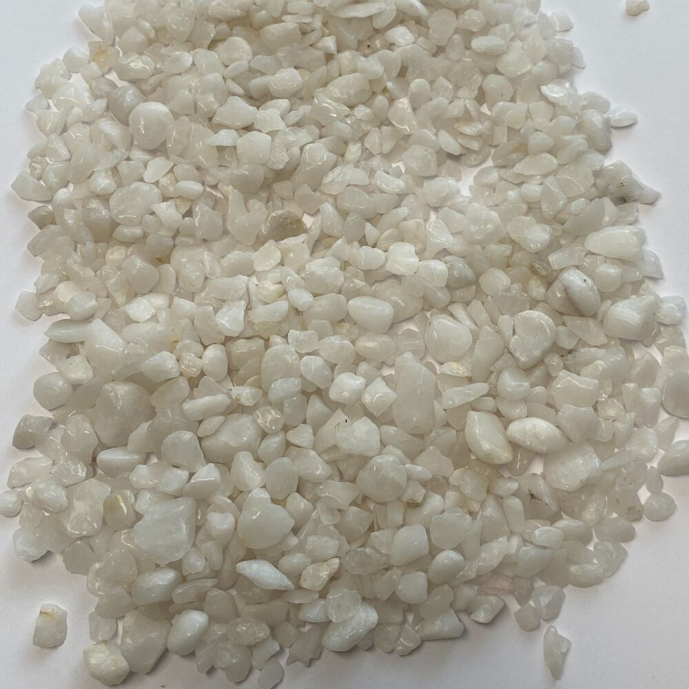 Crystal Chips 50g ~ Snow Quartz