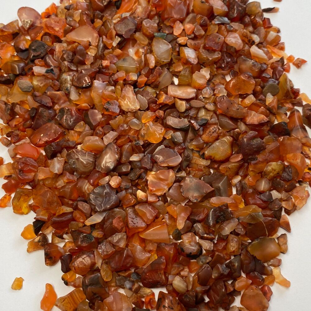 Crystal Chips 50g ~ Carnelian