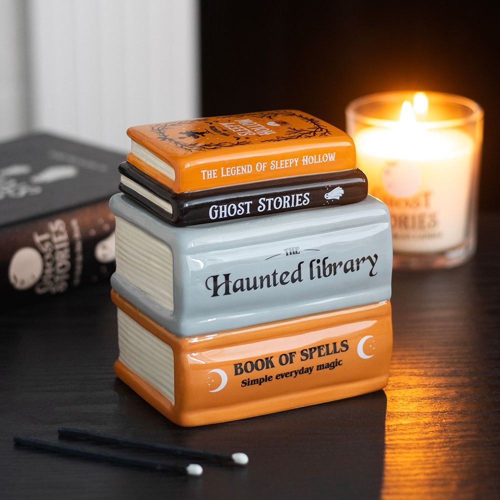 The Haunted Library Oil and Wax Melt Burner