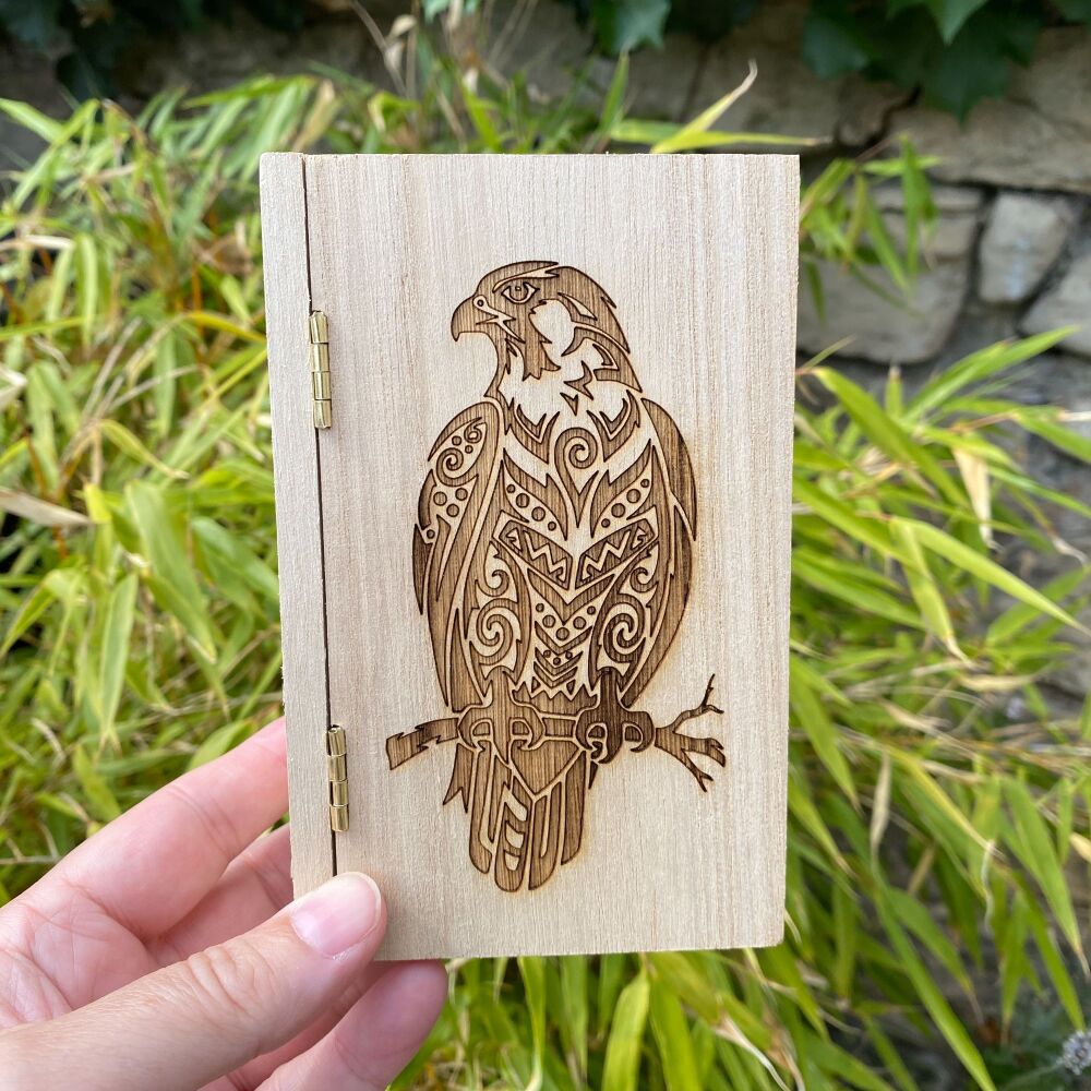 Celtic Bird of Prey Wooden Box