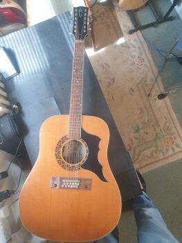 1967 E-Ros 12string Acoustic Guitar