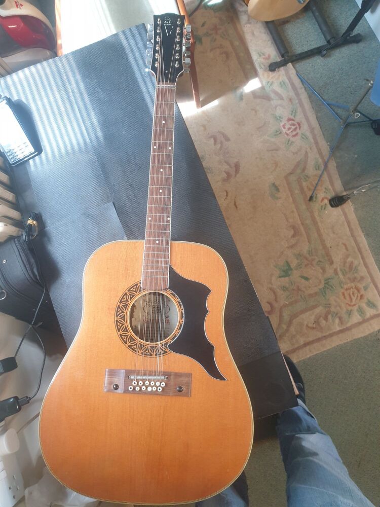 1967 E-Ros 12string Acoustic Guitar
