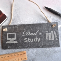  Personalised Study Office Slate Sign 