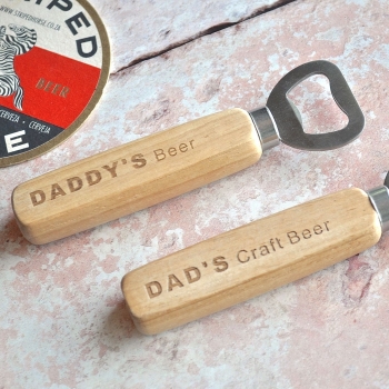 Personalised Dad's Beer Bottle Opener